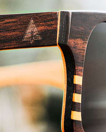 Bali Ebony Carbon Women's Wooden Sunglasses