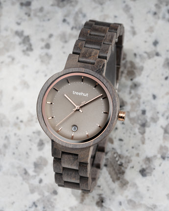 Theory Grey Maple Women's Wooden Watch