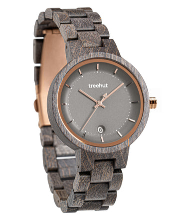 Theory Grey Maple Women's Wooden Watch